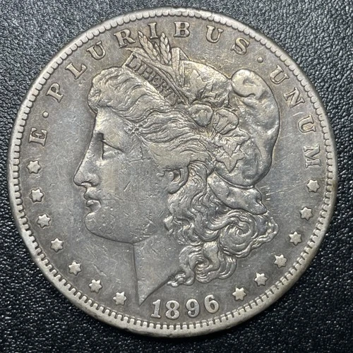 1896 S Morgan Silver Dollar Choice VF+ Details Very Fine Better Date