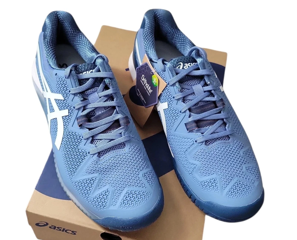 ASICS Gel Resolution 8 2E Wide Blue Harmony for Sale