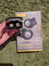 JABRA Elite Active 65t Wireless Earbud Headphones - Titanium Black