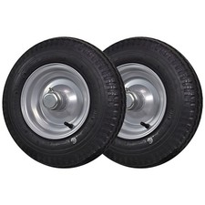 2 Pack - Log Splitter Wheel 4.80x8 Kenda Loadstar Tire Lrb On Silver Integral 2 Pack - Log Splitter Wheel 4.80x8 Kenda Loadstar Tire Lrb On Silver Integral
