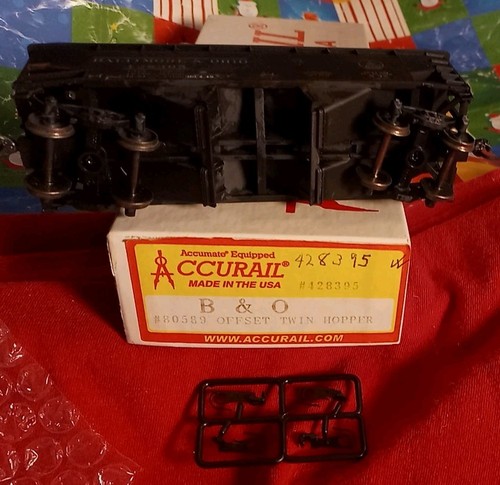 Baltimore & Ohio B&O Offset Twin Hopper Accurail Kit 80589 B&O 428395 KaDee Coup - Picture 2 of 7