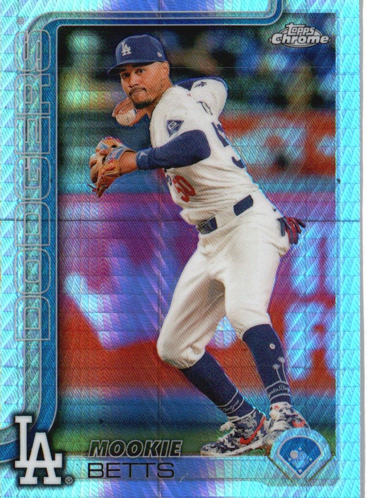 2025 Topps Chrome #50 Mookie Betts Prism Refractors