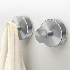 Suction Cup Hooks for Shower 2 Packs Towel Holder Removable Shower Towel Suction