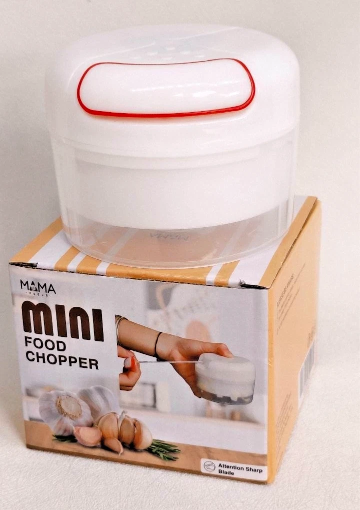 Manual Mini Food Processor – Pull Cord Chopper with 2 Blades 1 Pcs
Opens in a new window or tab