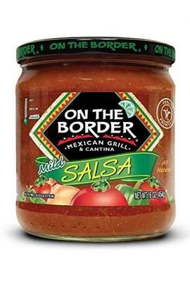   New On The Border Mexican Grill Cantina Mild Salsa Pepper Onion 16oz