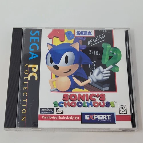 Sonic's Schoolhouse Sega PC Collection 1999 Sonic The Hedgehog CD Computer