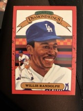 1990 Donruss - Diamond Kings Willie Randolph #19 Errors Not 1990 It Says 1989