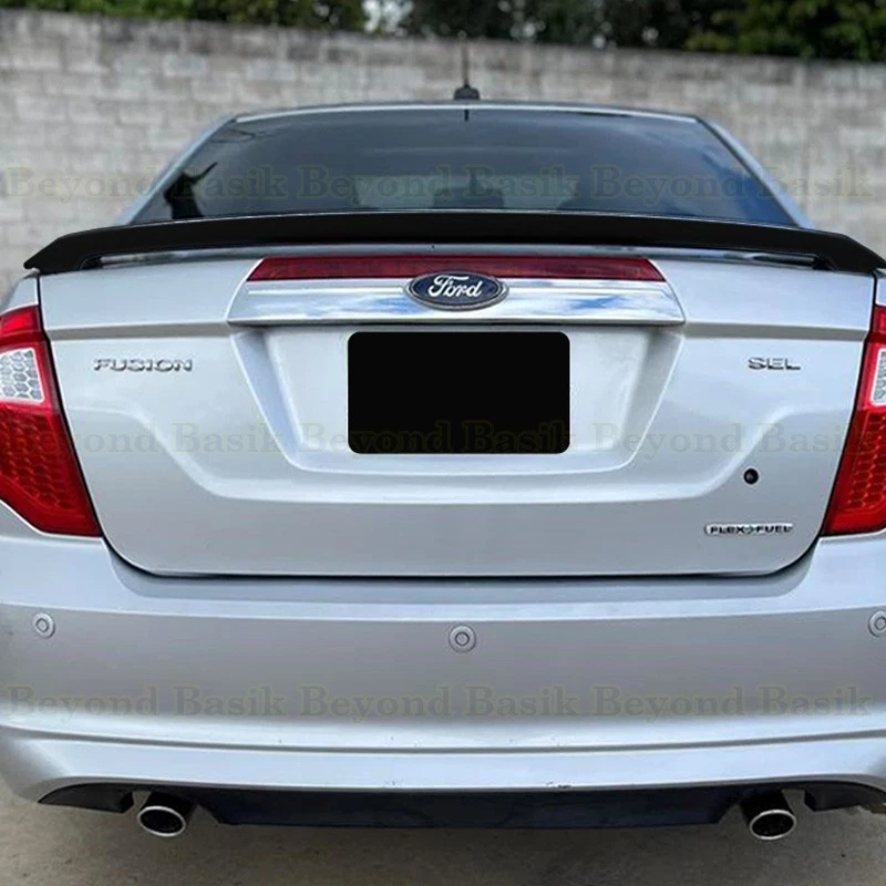 Alerón trasero estilo fábrica Ford Fusion 2006-10 2011 2012 negro brillante Foto 3 de 4