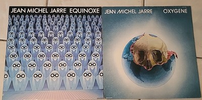 JEAN MICHEL JARRE Oxygene / Equinoxe Vinyl LP's 1976/1978 Both French Imports 
