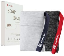 2 Pieces Soap Bags for Soap Bars, Exfoliating Soap Saver Bags, Foaming Bar Soap
