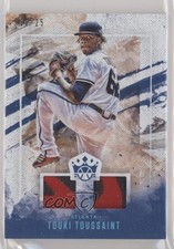 2019 Panini Diamond Kings DK Materials Holo Blue 8/25 Touki Toussaint 1u6