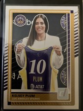2025 Panini Donruss WNBA Kelsey Plum #10 #12 Jersey Press Conference Sparks Aces