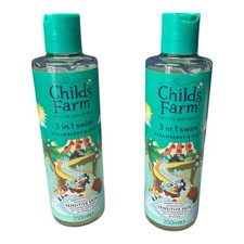 Brand new Childs Farm 3 in 1 Swim Strawberry & Organic Mint 2 x 250ml Vegan