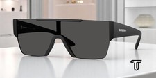 BURBERRY BE4291 346487 Matte Black Grey 38 mm Men's Sunglasses