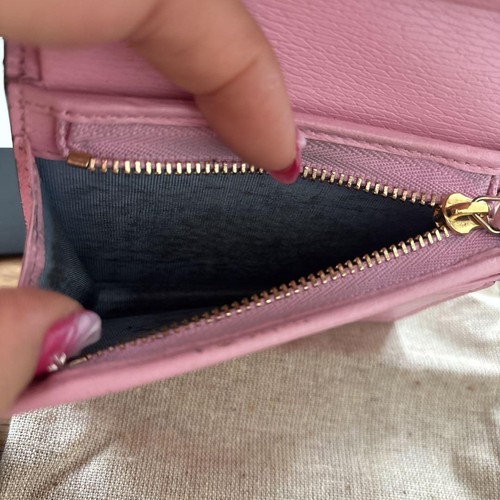 GUCCI Cartera Doble Plegable Banana Cat Colaboración Rosa De Japón - Imagen 18 de 24