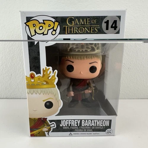Funko Pop! 14 Joffery Baratheon HBO Game Of Thrones W/pop protector