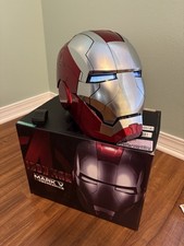 AUTOKING Iron Man MK5 Wearable Helmet Voice Control 1:1 Mask Cosplay Props Giff