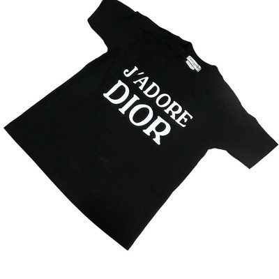 USED MADE IN THE USA CHRISTIAN DIOR (J'ADORE) SHORT-SLEEVED T-SHIRT GOOD