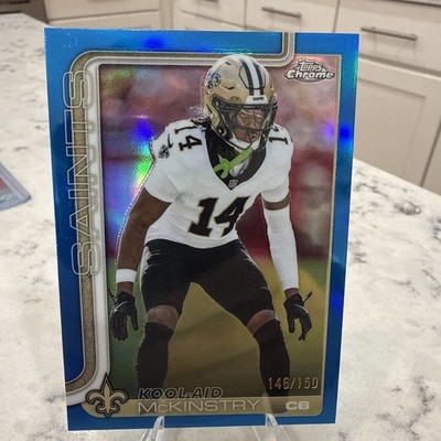 2025 Topps Chrome - Kool-Aid McKinstry #224 Blue Refractor /150 - Saints