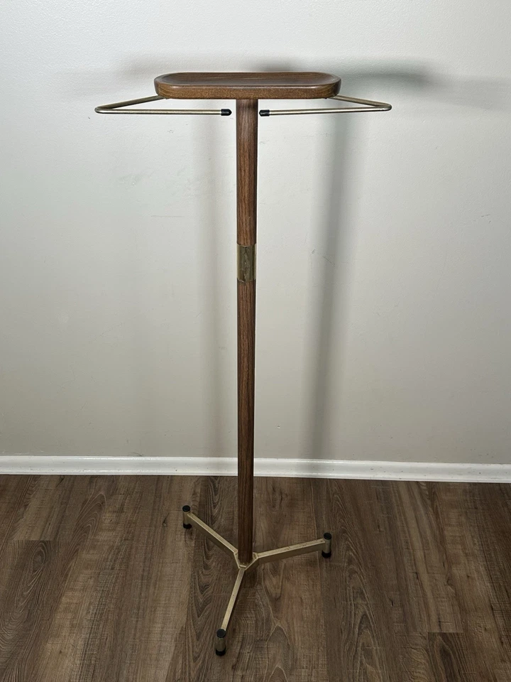Suit Stand Valet Mens Butler Coat Hanger Jacket Rack Mid-century Gio Ponti Style - Image 2 of 4