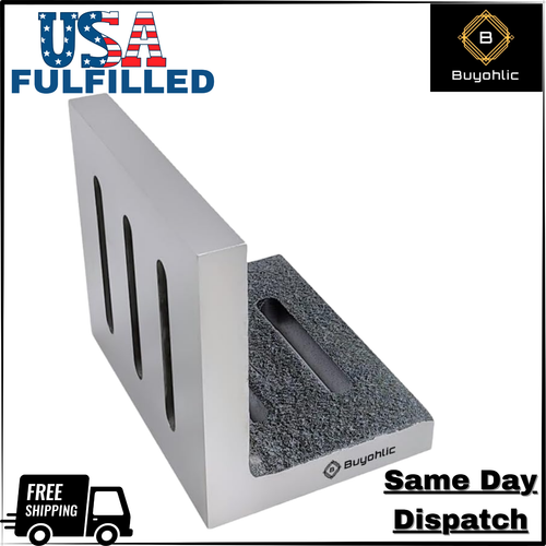 A.D. International Caste Iron Box Type T Slot Angle Plate (4 x 3-3/8 x 2-3/4 (100 x 85 x 60 mm