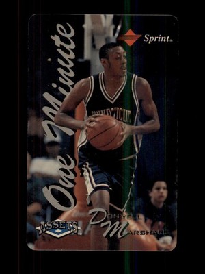 1994 ASSETS SPRINT PHONE CARDS ONE MINUTE DONYELL MARSHALL
