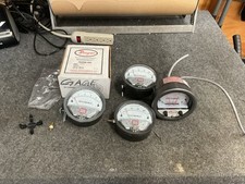 4 Pressure Gage Gauges Dwyer Magnehelic Photohelic 2001 15 PSIG 25PSIG