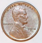1914-S Lincoln Cent - About Uncirculated - #4540E