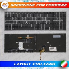 TASTIERA HP zbook Fury 17 G7 silver RETROILLUMINATA