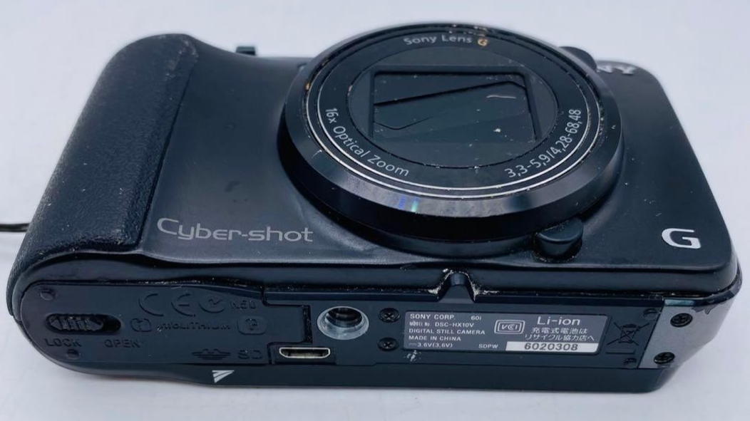 Sony Cyber Shot DSC-HX10V 18.2MP 16x Optical Zoom | Black | 3 in