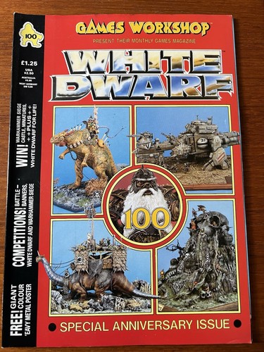 Games Workshop White Dwarf Games Magazine Bundle of 10 inc. Issue 100 - 1987-88