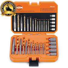 19 Piece Screw Extractor and Left Hand Drill Bits Set, Easy Out Screw Extractor
