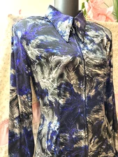 LISA NELLE WESTERN PLEASURE SHOW SHIRT JACKET HORSEMANSHIP SHOWMANSHIP M