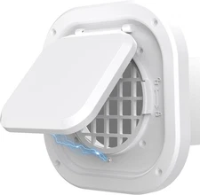 Dryer Vent Cover Outside 4 Inch, Magnetic Door Design, Durable Airflow Vent with