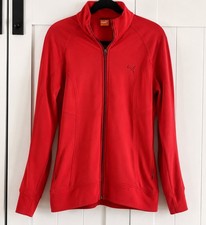 PUMA DryCELL Track Jacket Womens L Pink Full Zip Running Gym Athletic 663935