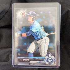 Topps 2017 Bowman Prospects Jake Bauers Baseball Card BP58 Tampa Bay Rays MLB