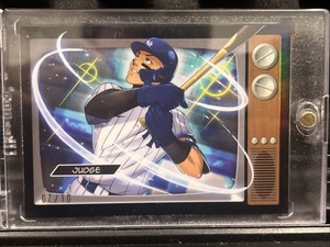 Aaron Judge 2025 Bowman Baseball Black Anime Insert Card. BA-6 07/10
