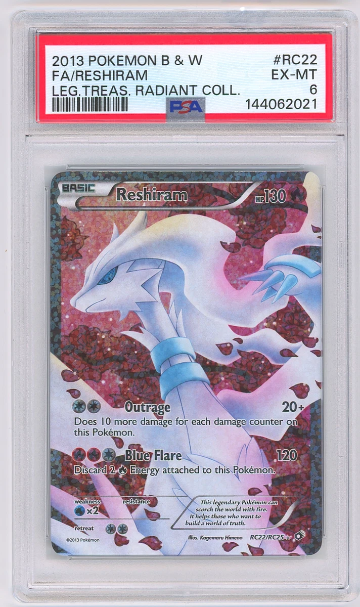 Reshiram Pokémon TCG Professional Sports Authenticator (PSA