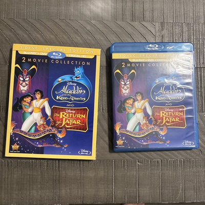 #ad #ad Aladdin and the King of Thieves amp; the Return of Jafar 2 Movie Collection Blu ray $14.99