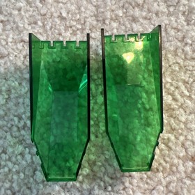 LEGO SPACE POLICE Trans Green Windscreen LOT 6984 6897 6957 1990s set 5 pieces