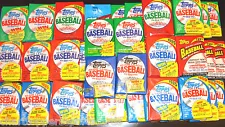 Huge Lot of 75 Unopened Old Vintage Topps Baseball Cards in (5) Wax Rack Packs