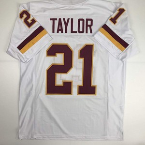New SEAN TAYLOR Washington White Custom Stitched Football Jersey Size Men's XL | eBay