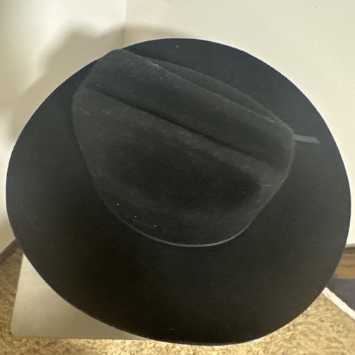 Vintage BAILEY Black 100% Wool COLT Cowboy Hat Size 6 3/8 Great Condition! - Picture 3 of 13