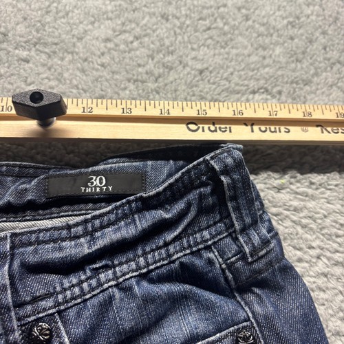 Affliction Jeans Womens Size 30 Blue Raquel Dark Wash Skinny Fit Denim Low Rise - Picture 5 of 10