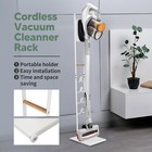 Cordless Vacuum Stand Rack Cleaner Freestanding Holder For Dyson Xiaomi White