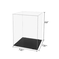 Acrylic Display Case Dustproof Box Action Figures for Collectibles Diecast DIY