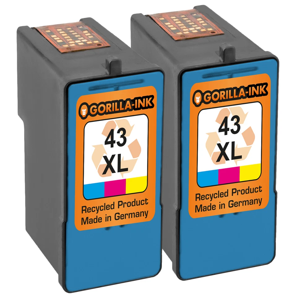 2x für Lexmark 43 XL X4850 X4950 X6570 X6575 X7550 X9300 X9350 X9575 Z1520 P350 - Bild 2 von 4