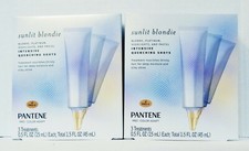 Pantene sunlite blonde INTENSIVE QENCHING SHOTS for blonde, platinum 2 Boxes