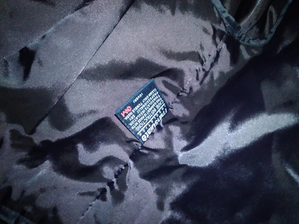 Chaqueta de cuero marrón oscuro Reed talla 46L Café Racer 3M Foto 3 de 4