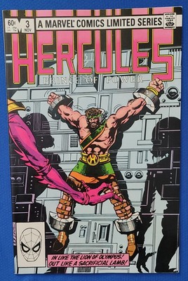 Hercules #3 (Marvel Comics November 1982) Vol 1 1st Appearance